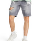 ASOS DESIGN Men's Grey Distressed Slim Denim Shorts Size 30