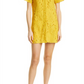 Ted Baker London Yellow Lace Shirtdress, Size 6