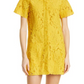 Ted Baker London Yellow Lace Shirtdress, Size 6