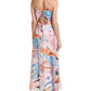 Ivory Ted Baker London Lizybet V-Neck Sleeveless Maxi Dress Size 3