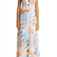 Ivory Ted Baker London Lizybet V-Neck Sleeveless Maxi Dress Size 3