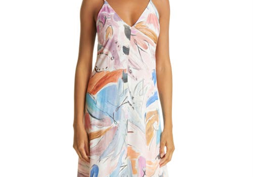 Ivory Ted Baker London Lizybet V-Neck Sleeveless Maxi Dress Size 3