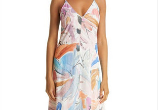 Ivory Ted Baker London Lizybet V-Neck Sleeveless Maxi Dress Size 3