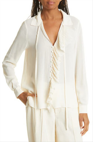 Ted Baker London Women's Natural Thelmah Blouse Size 1