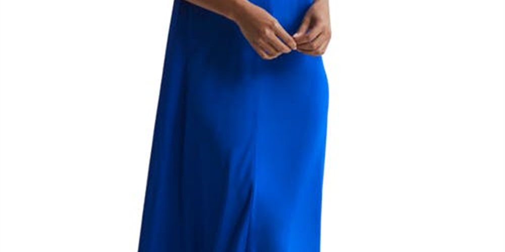 Reiss Women's Mila Embellished Slipdress Blue Size 6