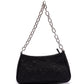 Skinnydip London Women's Gianna Nylon Heart Quilt Shoulder Bag Black Size Regular