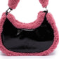 Skinnydip London Women's Kiely Borg Trim Shoulder Bag Black Size Regular