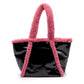 Skinnydip Women's Alexa Borg Trim Tote Black Size Regular