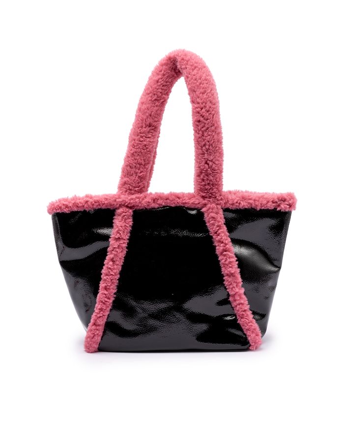 Skinnydip Women's Alexa Borg Trim Tote Black Size Regular