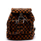 Skinnydip London Women's Checkerboard Fluff Utility Backpack Black Size Regular