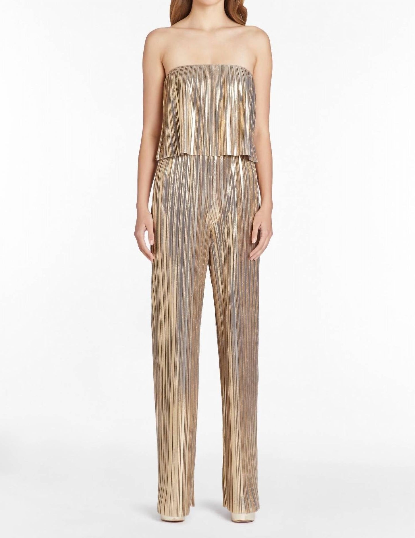 Amanda Uprichard - Collina Jumpsuit in Pleats