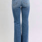 Judy Blue - Double Button Waistband Flare Jean