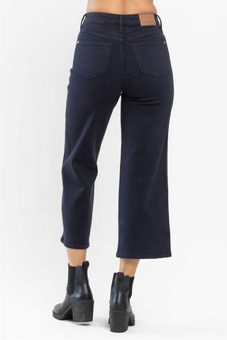 Judy Blue - Cropped Wide Leg Jean