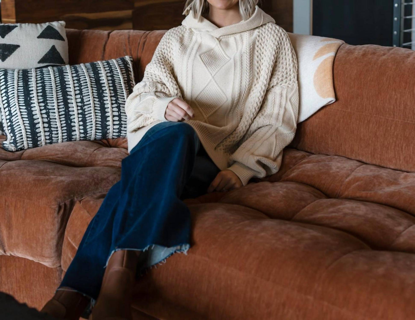 Free People - Women's Explorer Cable Hoodie
