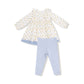 Angel Dear - Girls' Western Sunflower Dress And Ribbed Legging Set