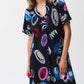 Joseph Ribkoff - Doodle Print Mini Shift Dress