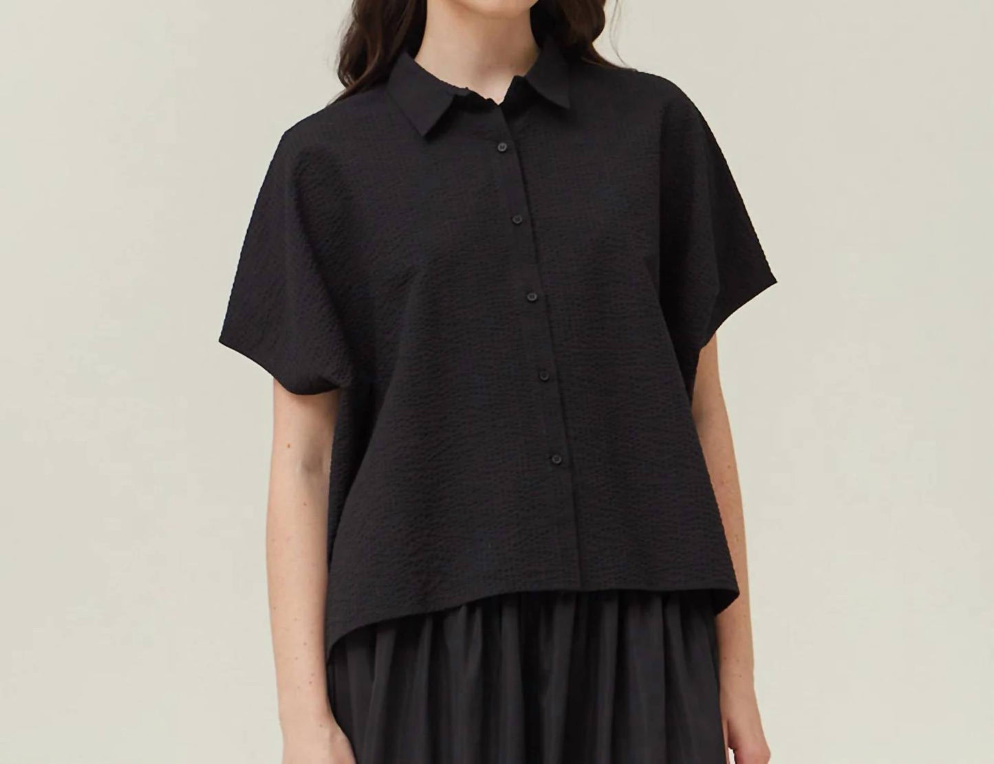 Grade & Gather - Seersucker Box Shirt
