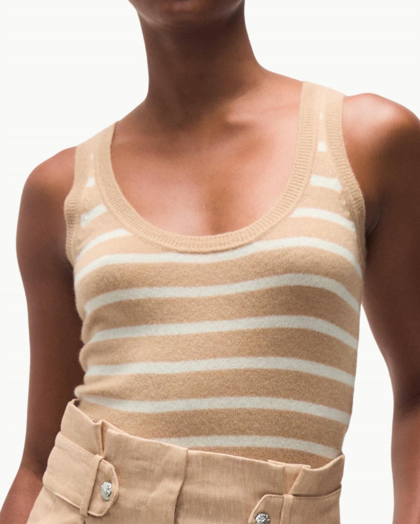 Veronica Beard - Birke Cashmere Tank Top
