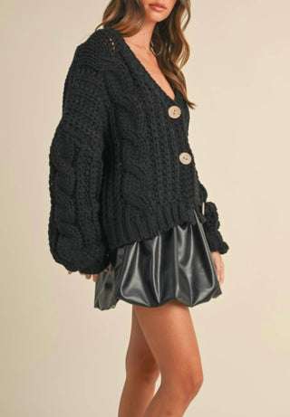 Klesis - Chunky Knit Oversized Cardigan