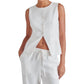 Steve Madden - Button Up Vest Top