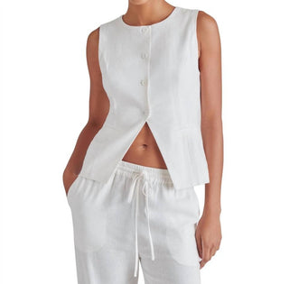 Steve Madden - Button Up Vest Top