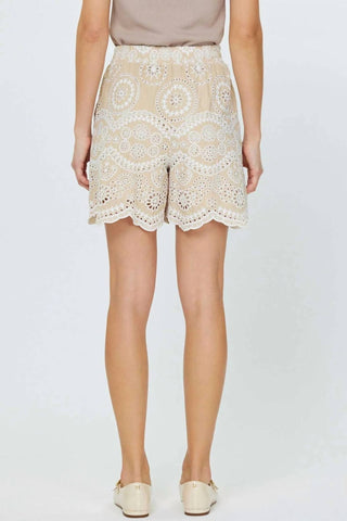 Current Air - Scallop Hem Eyelet Short