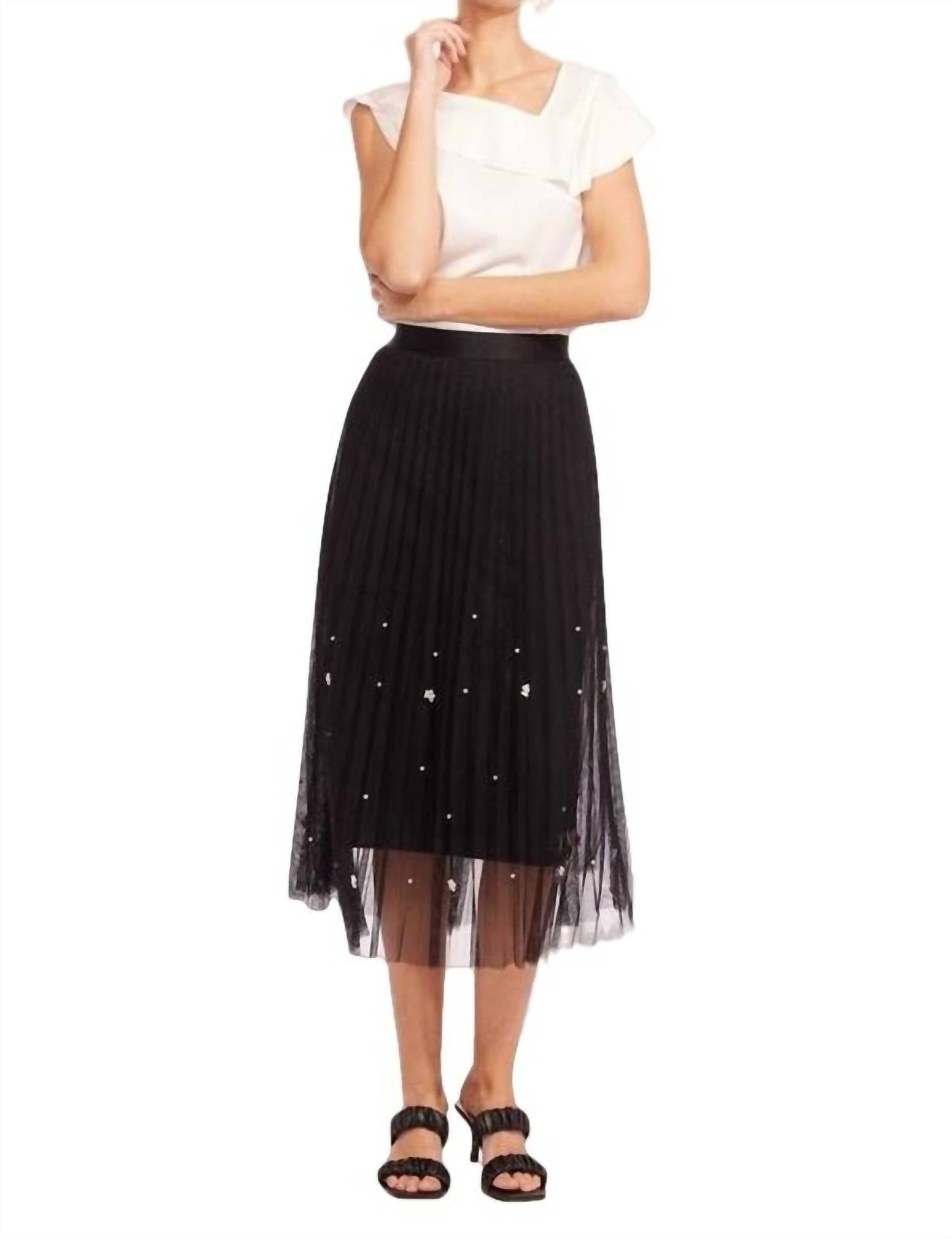 Eva Franco - Lila Pearl Tulle Skirt