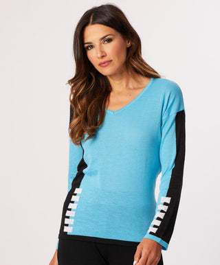 French Kyss - Piano V-Neck Top