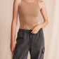 People Of Leisure - Sage Rib Tank Top