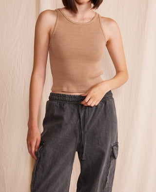 People Of Leisure - Sage Rib Tank Top