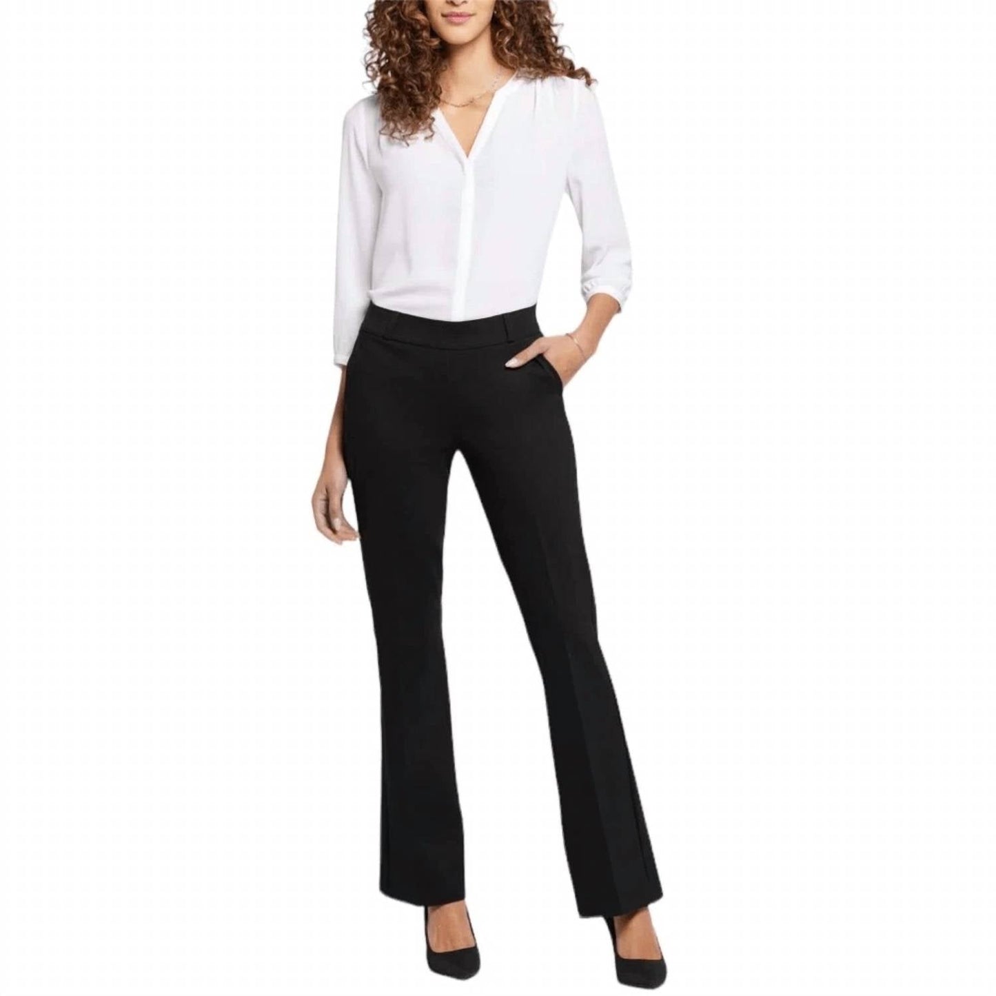 Nydj - Pull-on Flared Trouser Pants