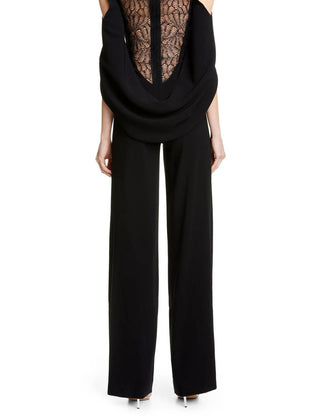 Talbot Runhof - Pigalle Crepe Lace Jumpsuit