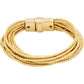 Marcia Moran - women's 14 Strand Beaded Gold Bracelet