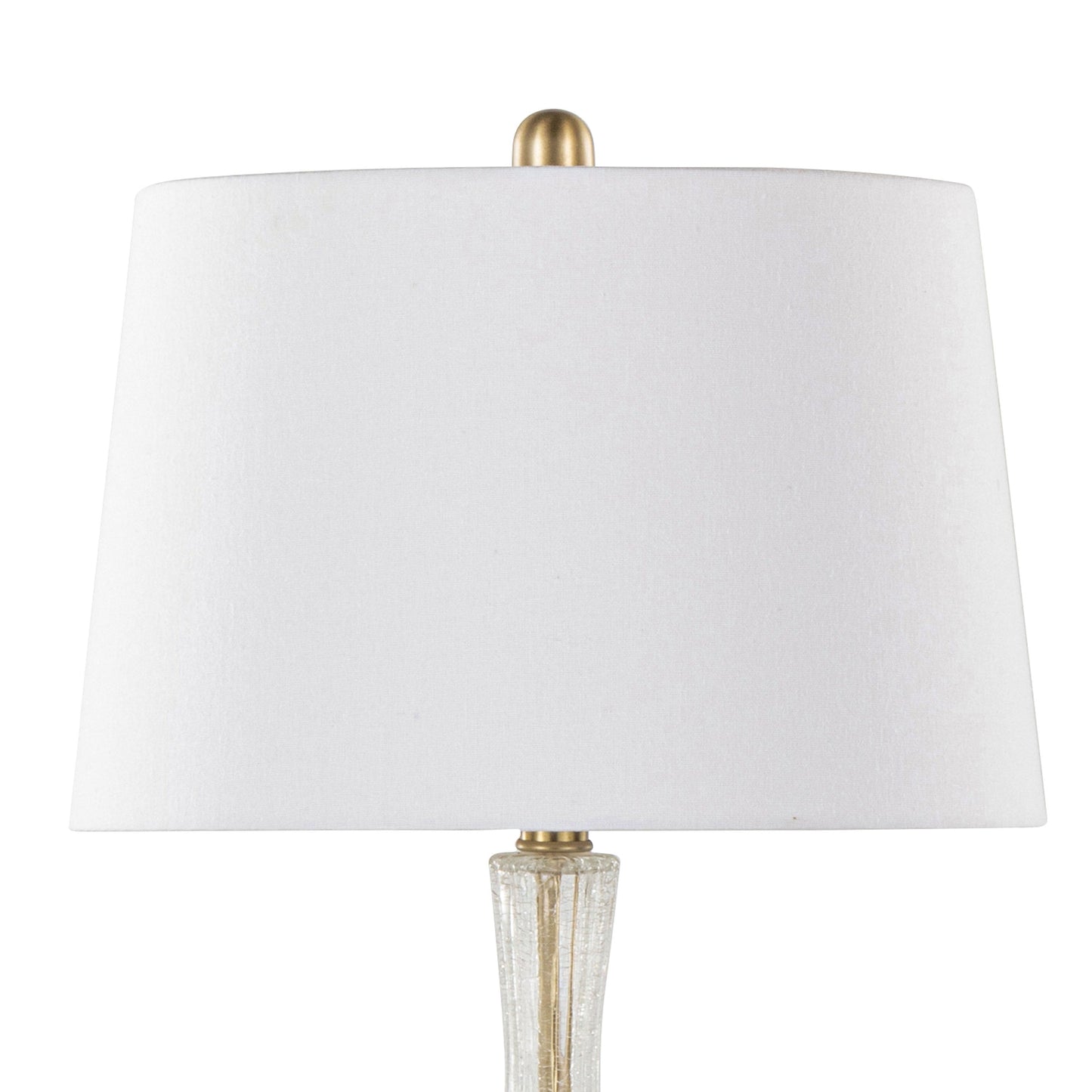 Jenny 27' Contemporary Glass Table Lamp Set of 2