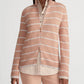 Lafayette 148 - Stripe Fitted Bomber Jacket