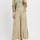 Risen - Shirring Detail Wide Leg Pants