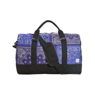 Mens Reed Canvas Bandana Print Duffle Bag