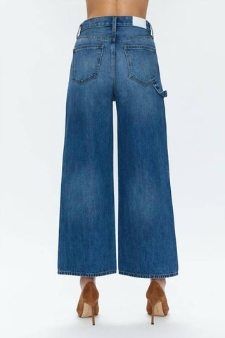 Pistola - Loretta Utility High Rise Wide Leg Ankle Jeans