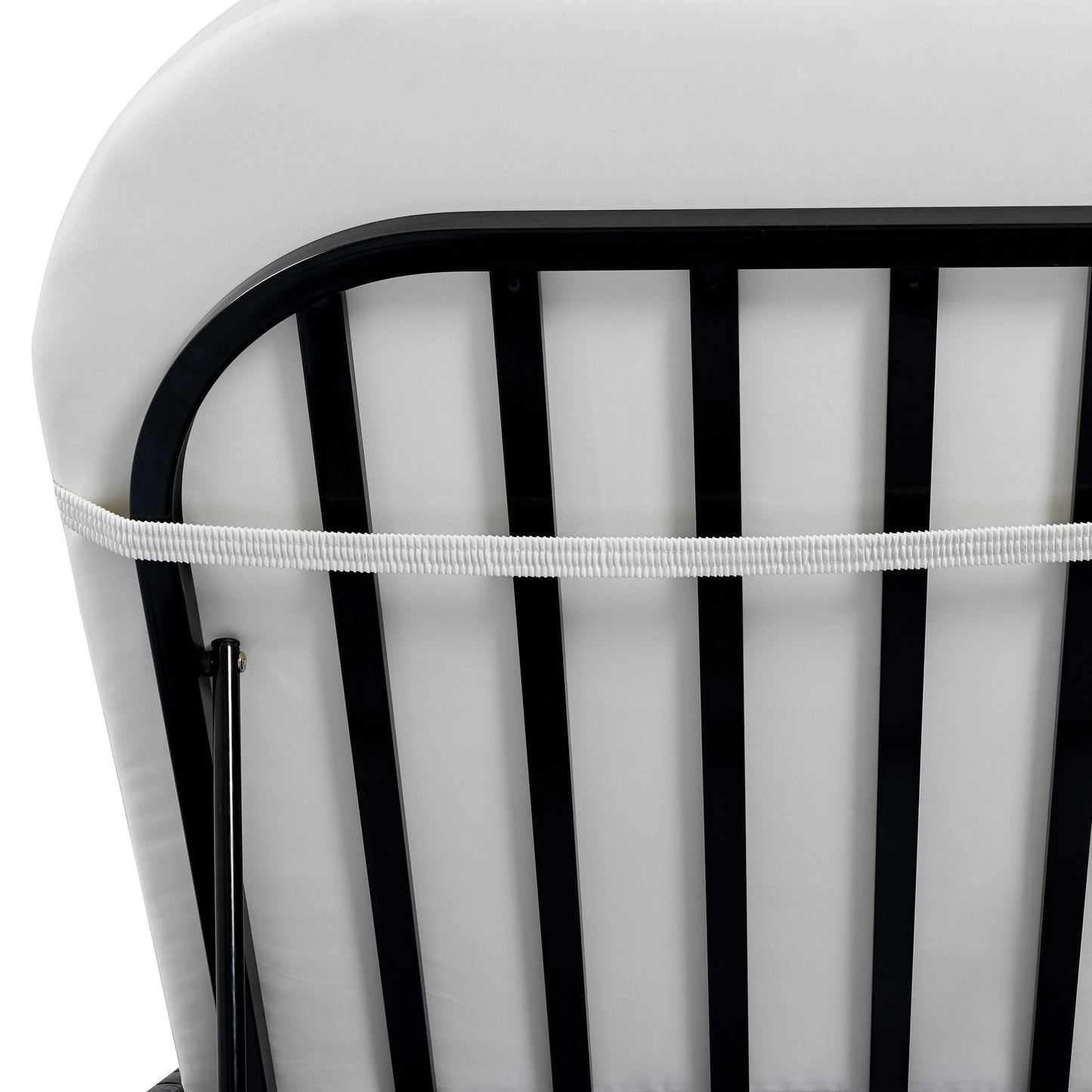 TREXM Outdoor Daybed with Adjustable Backrest