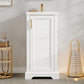 Bathroom Vanity With Sink, Soft Close Door, Adjustable Shelf - White