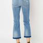 Judy Blue - Mid Rise Release Hem Cropped Boot