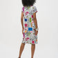 Joseph Ribkoff - Newspaper Print Shift Dress