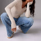Colorush - Jones Skinny Rib V-neck Sweater