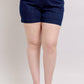 Judy Blue - High-waist Denim Trouser Shorts - Plus