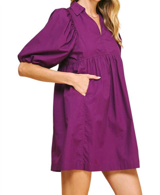 Pinch - Easy Essential Collared Mini Dress