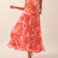 Promesa - Blooming Bliss Floral Chiffon Tiered Maxi Dress