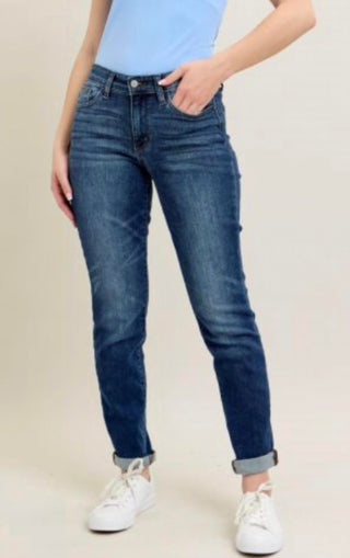 Judy Blue - Simply Perfect Cuffed Non Distressed Jeans