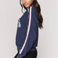 Spiritual Gangster - Stripe Malibu Crew Neck Graphic Print Sweatshirt
