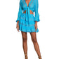 Elan - TIE FRONT CROP KIMONO