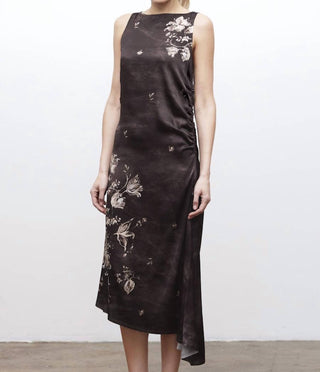 Go By Go Silk - Shirr It Up Midi Dress